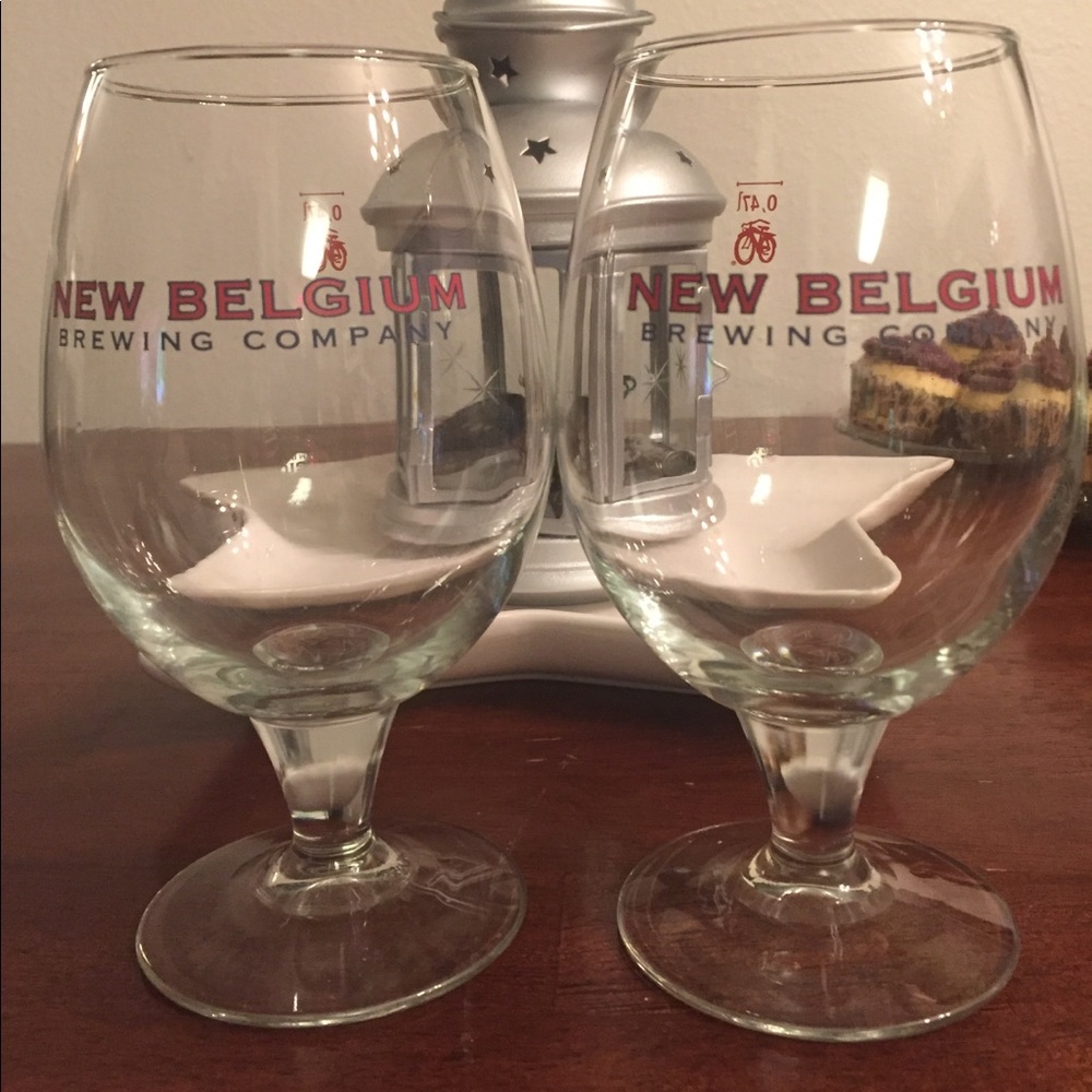 Set of cider glasses